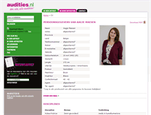 Tablet Screenshot of aagje-maesen.audities.nl